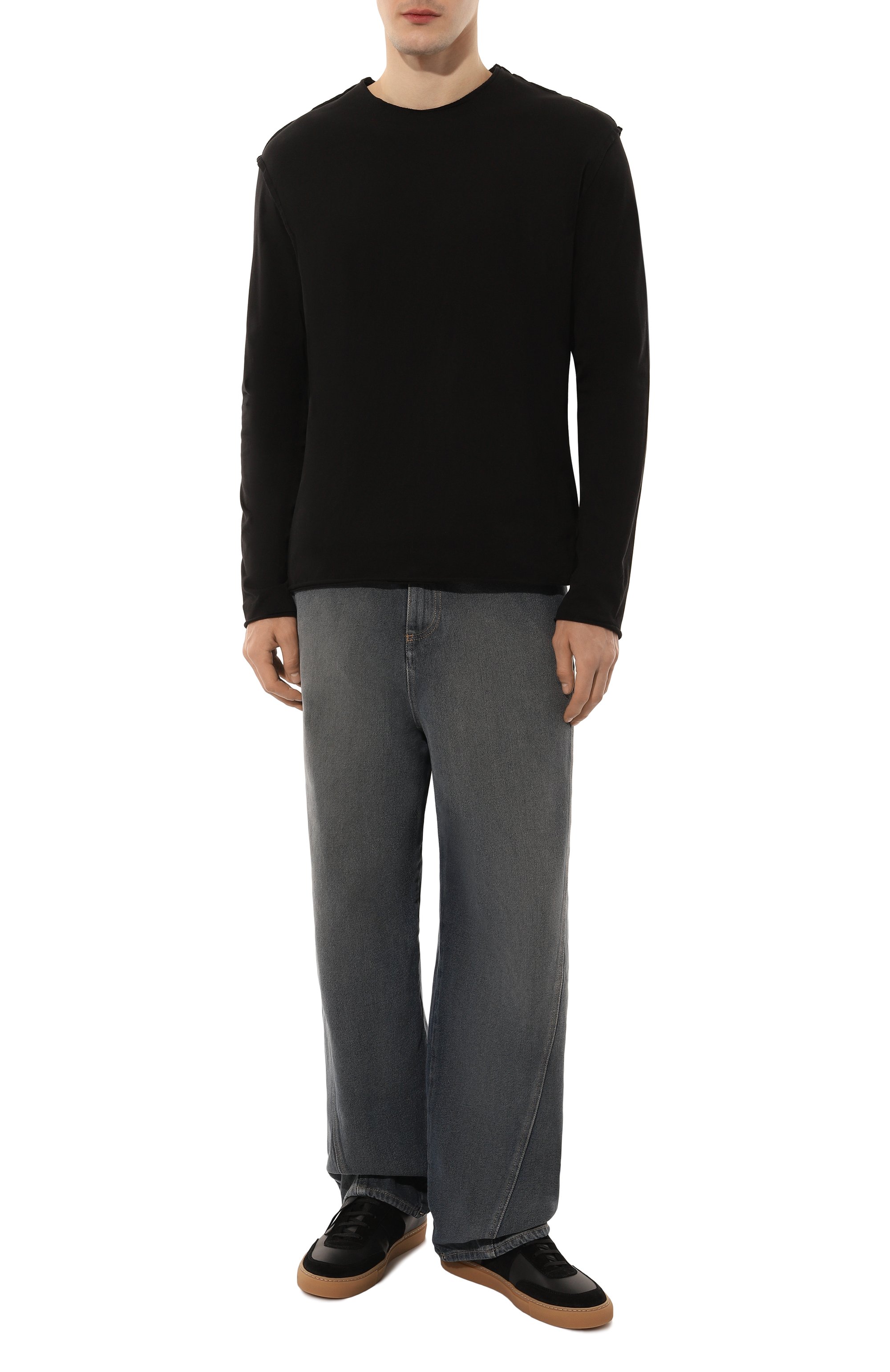 Хлопковый лонгслив ATTACHMENT, арт. AJ42-063, фото 2