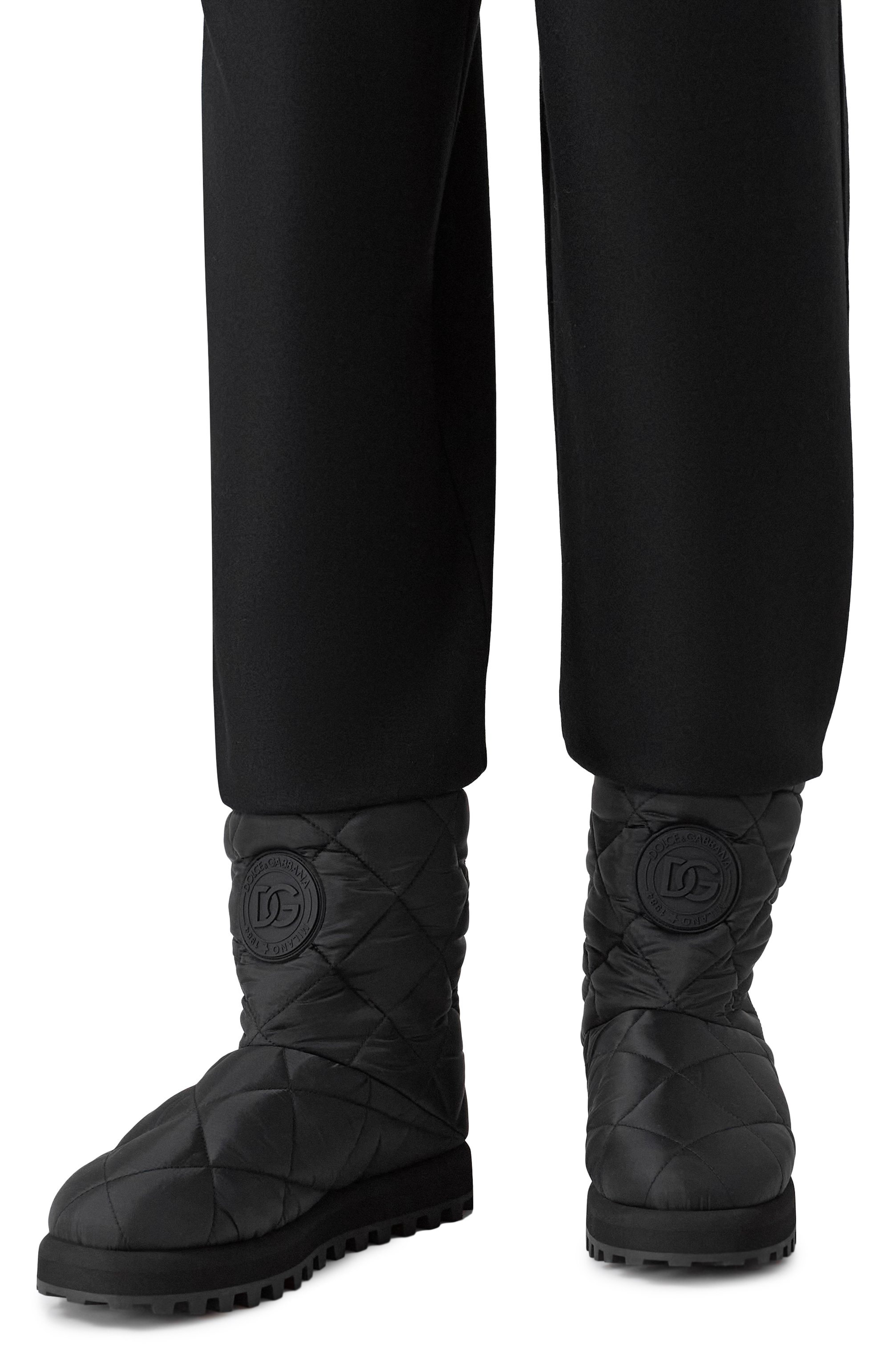 Текстильные сапоги DOLCE & GABBANA, арт. A70165/AQ075, фото 3