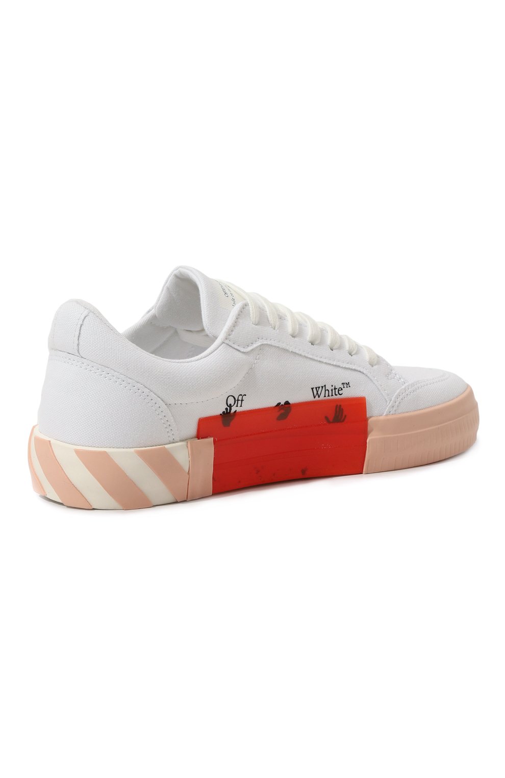 Текстильные кеды vulcanized OFF-WHITE, арт. OWIA272S23FAB0020134, фото 5