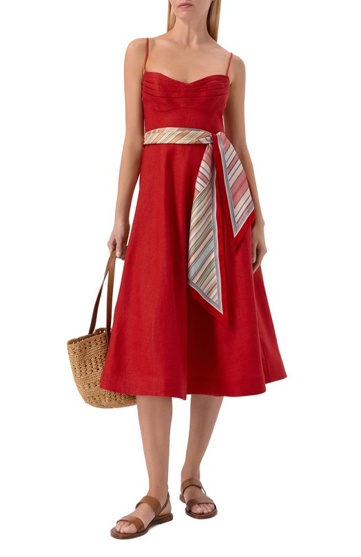 Кожаные сандалии Santoni WHWG72274HA1NEFD Коричневый  WHWG72274HA1NEFD Фото 3