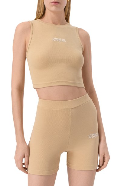 Хлопковый топ COMME DES FUCKDOWN, арт. CFABW01240, фото 3