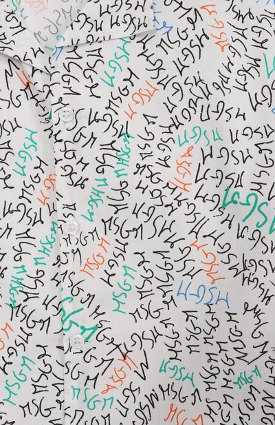 Хлопковая рубашка MSGM KIDS, арт. S6MSJBSI236, фото 3