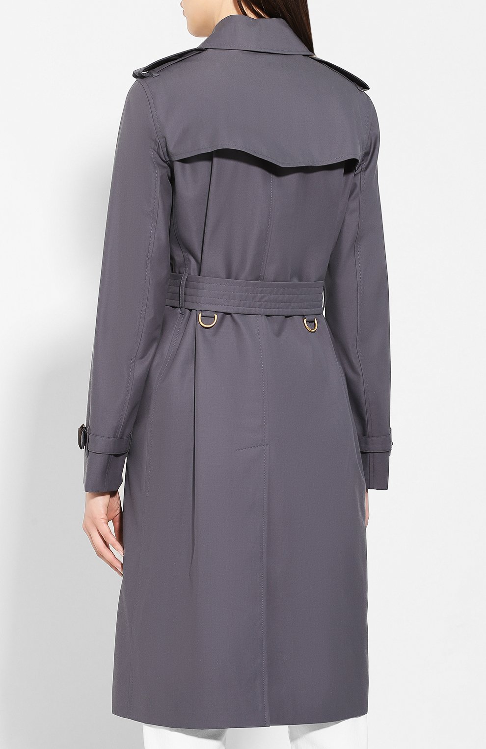 Хлопковый тренч kensington BURBERRY, арт. 4073369, фото 4