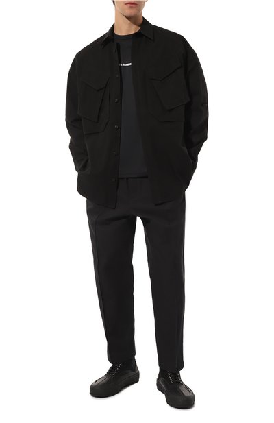 Хлопковые брюки JIL SANDER, арт. J21KA0012/J45162, фото 2