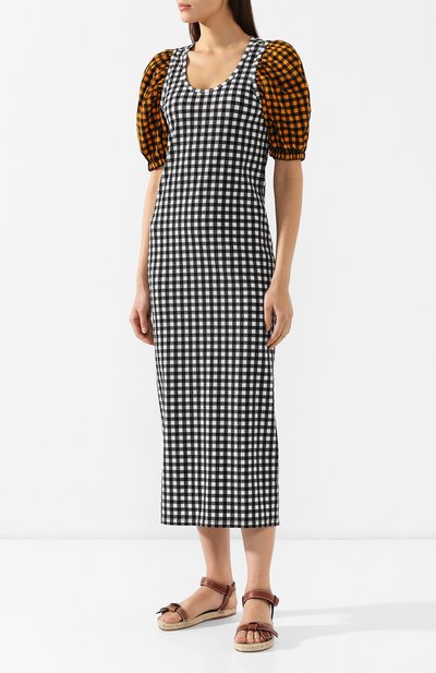 Платье в клетку KENZO, арт. 2R0884912, фото 3