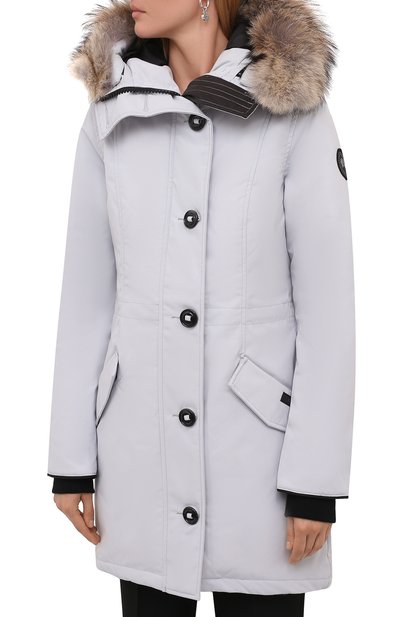 Пуховая парка rossclair CANADA GOOSE светло-серого цвета по цене 139000 руб., арт. 2580LB, фото 3 Пуховая парка rossclair CANADA GOOSE, арт. 2580LB, фото 3