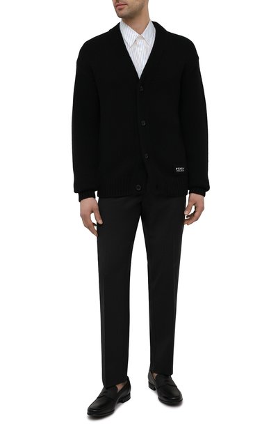 Кожаные пенни-лоферы PRADA, арт. 2DC213-053-F0002-G000, фото 2