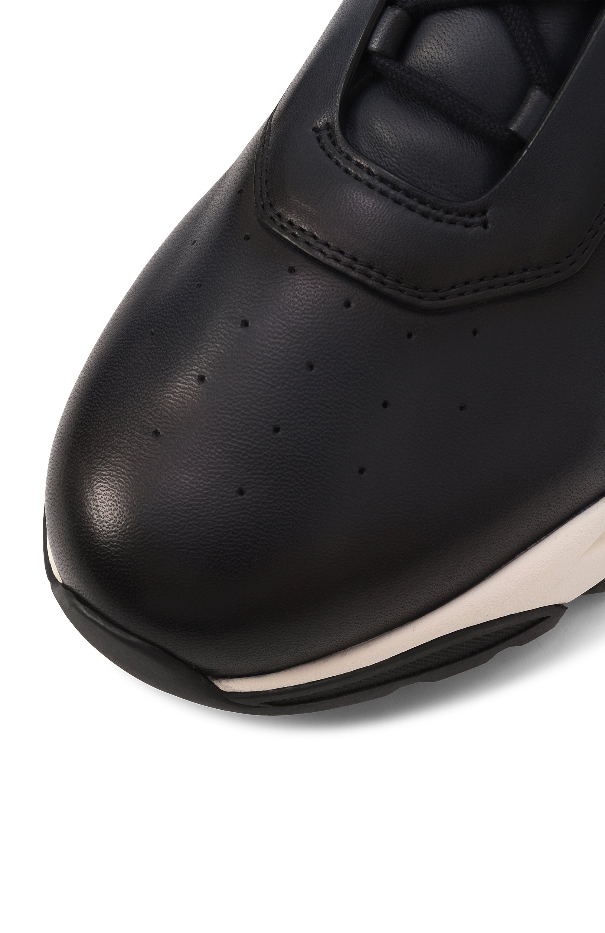 Кожаные кроссовки innova SANTONI, арт. MBIG22027BINTG0N, фото 7