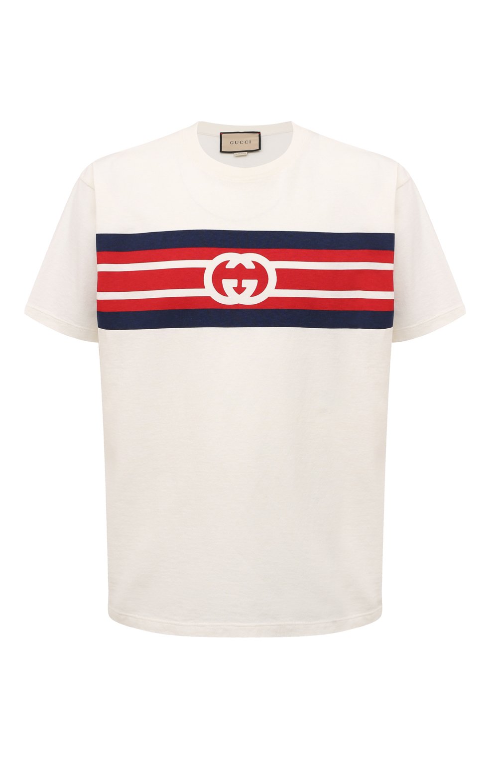 Хлопковая футболка GUCCI, арт. 616036 XJDAG, фото 1