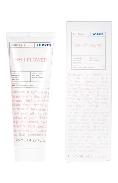 Молочко для тела "цветок колокольчика" (125ml) KORRES бесцветного цвета по цене 2090 руб., арт. 5203069090776, фото 3 Молочко для тела "цветок колокольчика" (125ml) KORRES, арт. 5203069090776, фото 3