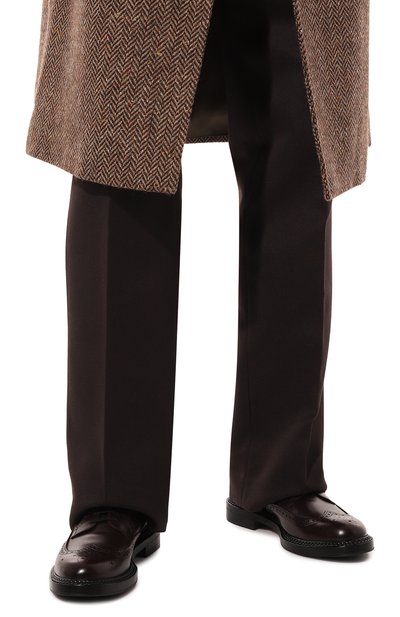 Кожаные дерби GUCCI бордового цвета по цене 128160 руб., арт. 669830 0GQ00, фото 3 Кожаные дерби GUCCI, арт. 669830 0GQ00, фото 3