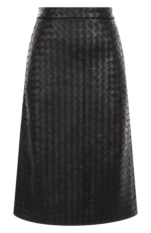 Кожаная юбка Bottega Veneta 826521/V2JG0 Чёрный 826521/V2JG0