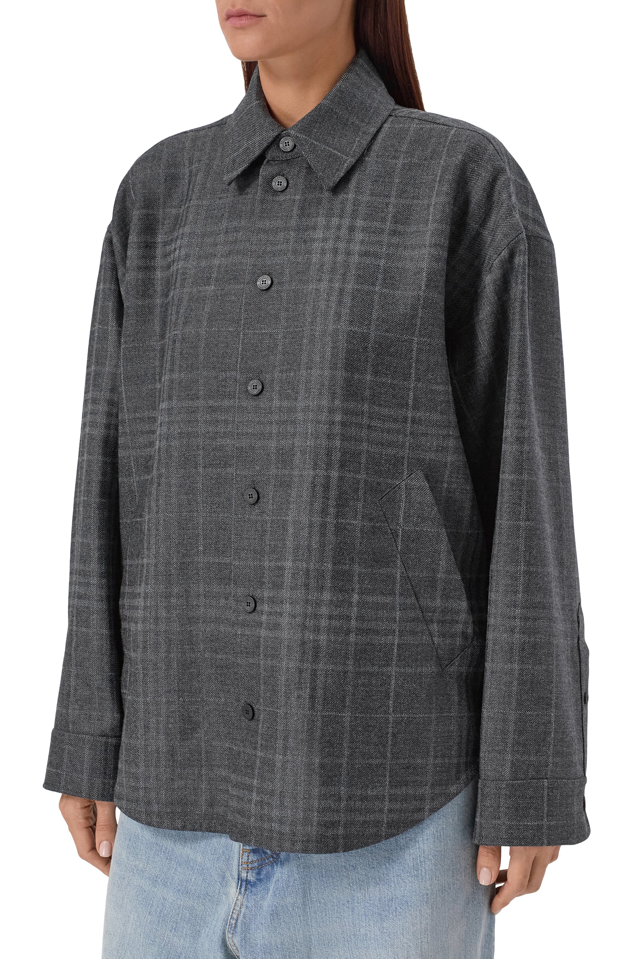 Шерстяная куртка-рубашка BALENCIAGA, арт. 850866/TQT01, фото 3