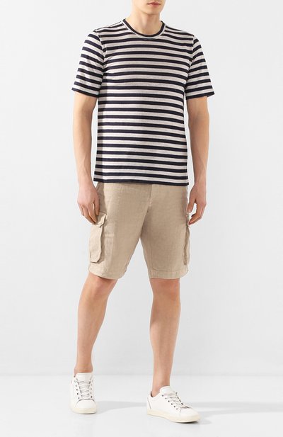 Льняные шорты 120% LINO, арт. R0M2426/0253/000, фото 2