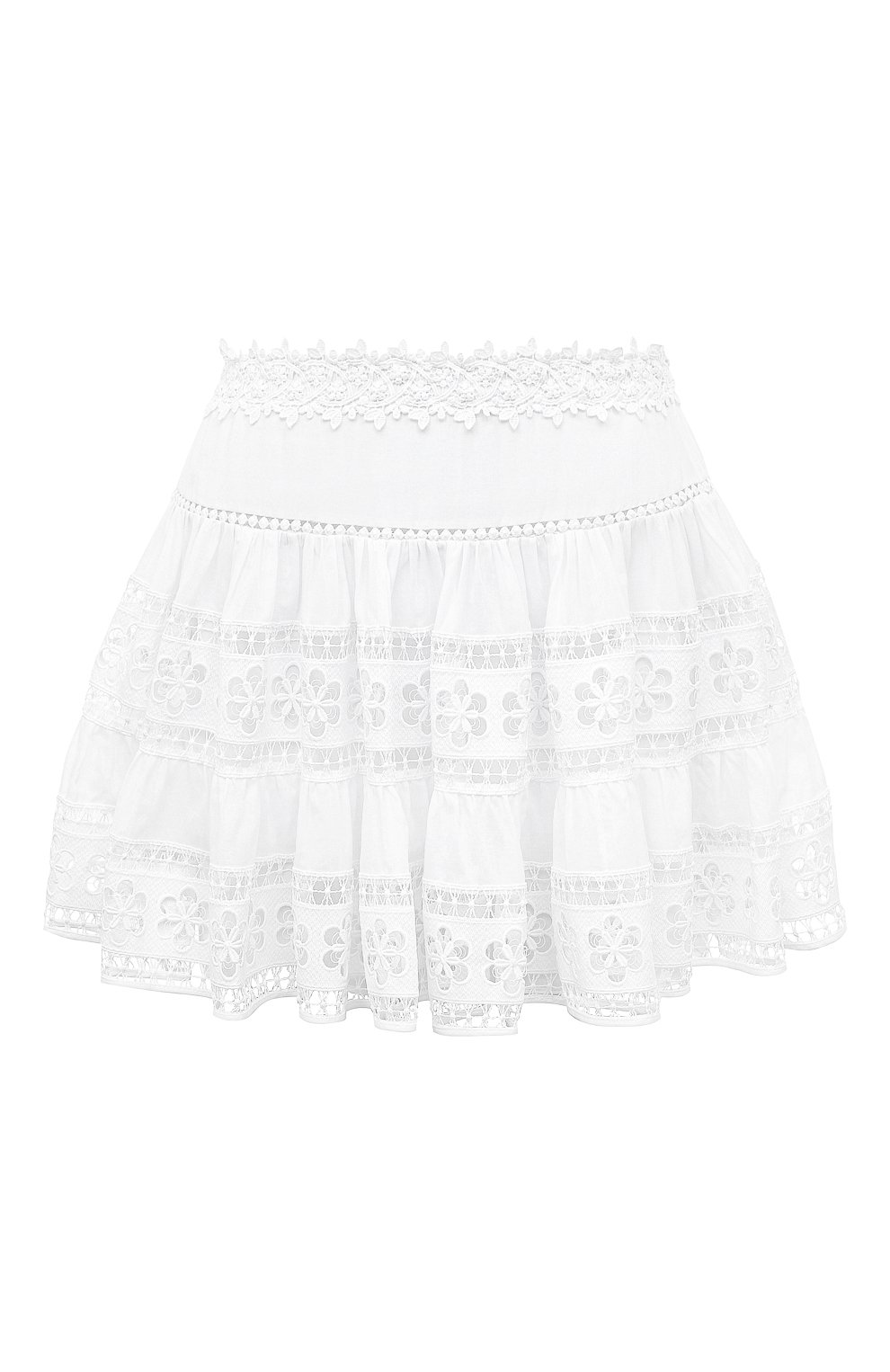 Хлопковая юбка CHARO RUIZ IBIZA белого цвета по цене 38000 руб., арт. 231401, фото 1 Хлопковая юбка CHARO RUIZ IBIZA, арт. 231401, фото 1