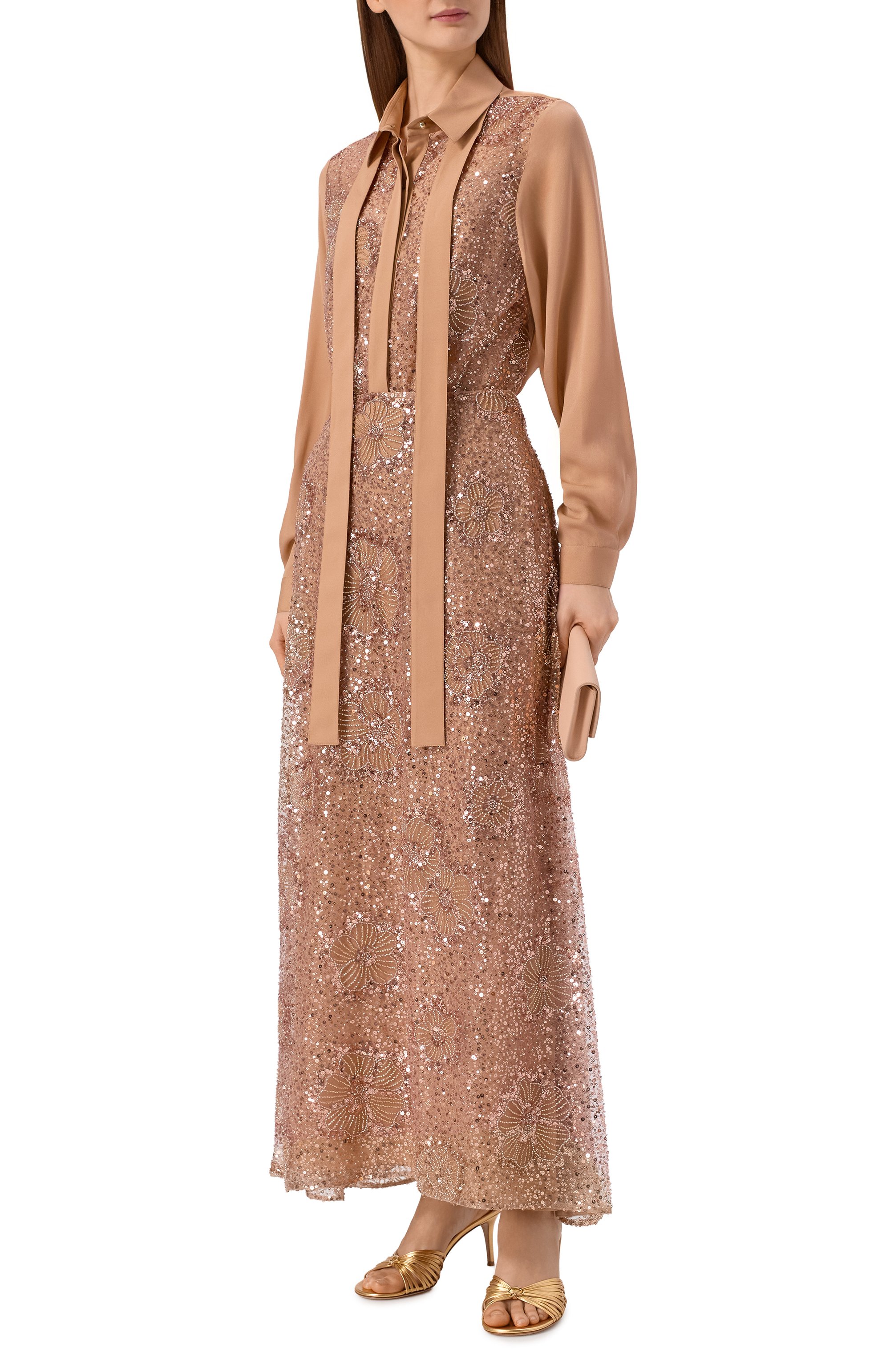 Юбка с отделкой пайетками ELIE SAAB, арт. SK179NRC26/TU024, фото 2