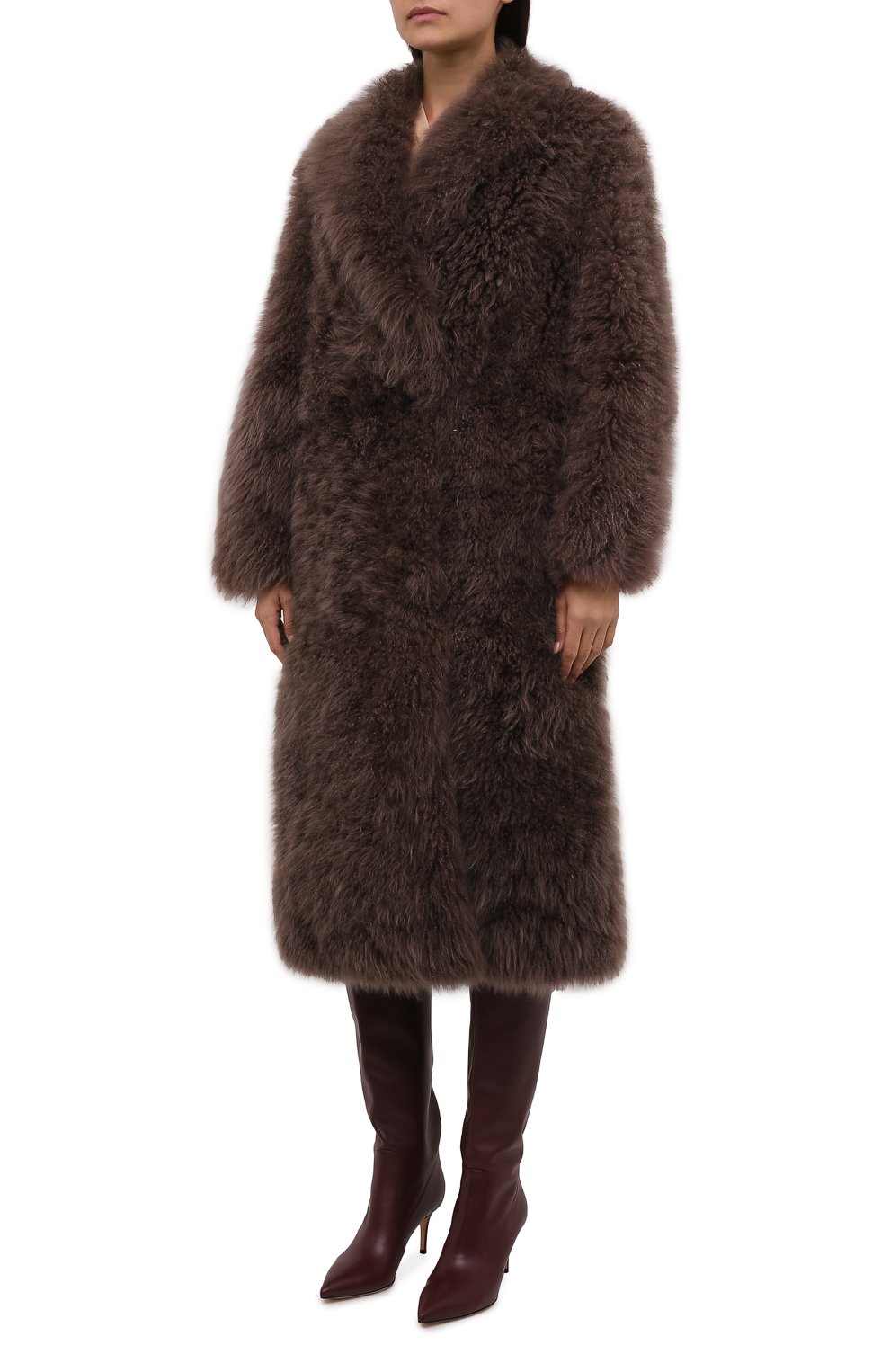 Шуба из козы BRUNELLO CUCINELLI, арт. MPMWL9687, фото 3