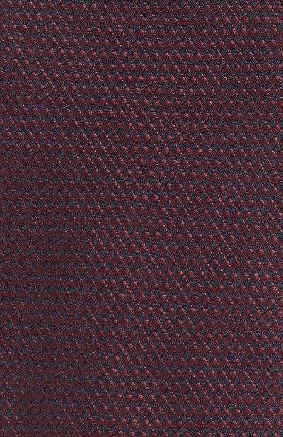 Галстук из шелка и хлопка CANALI бордового цвета по цене 18500 руб., арт. 18/HJ04180, фото 4 Галстук из шелка и хлопка CANALI, арт. 18/HJ04180, фото 4