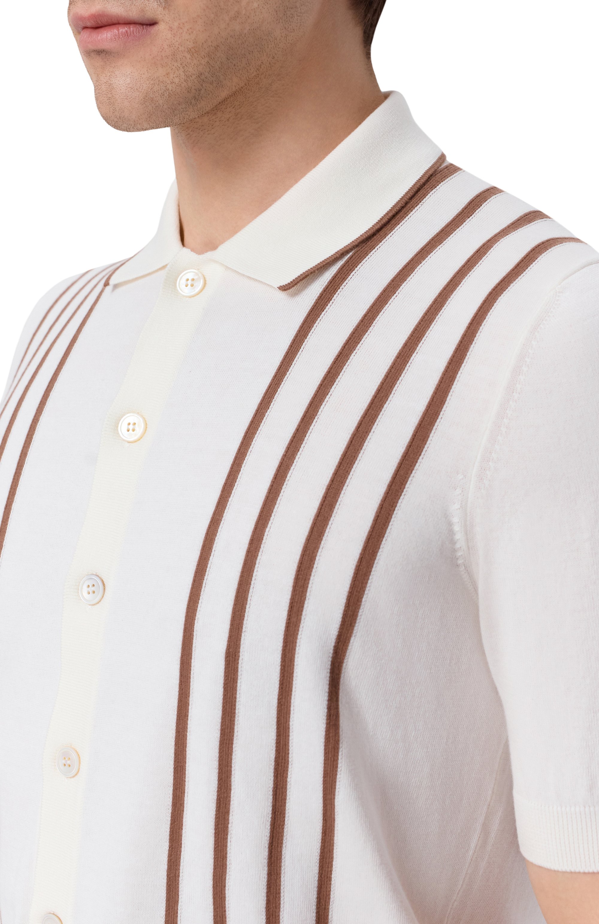 Хлопковая рубашка GRAN SASSO, арт. 59135/18066, фото 5