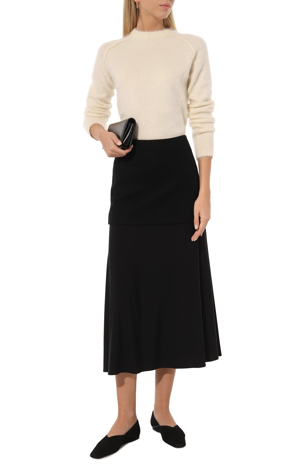 Свитер из шерсти и шелка JIL SANDER, арт. J02GP0185/J14727, фото 2