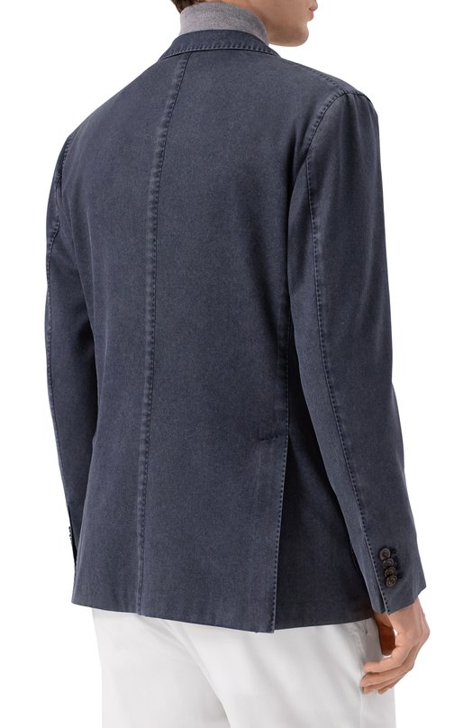 Шерстяной пиджак Boglioli N1302J/SA0430 Синий  N1302J/SA0430 Фото 4