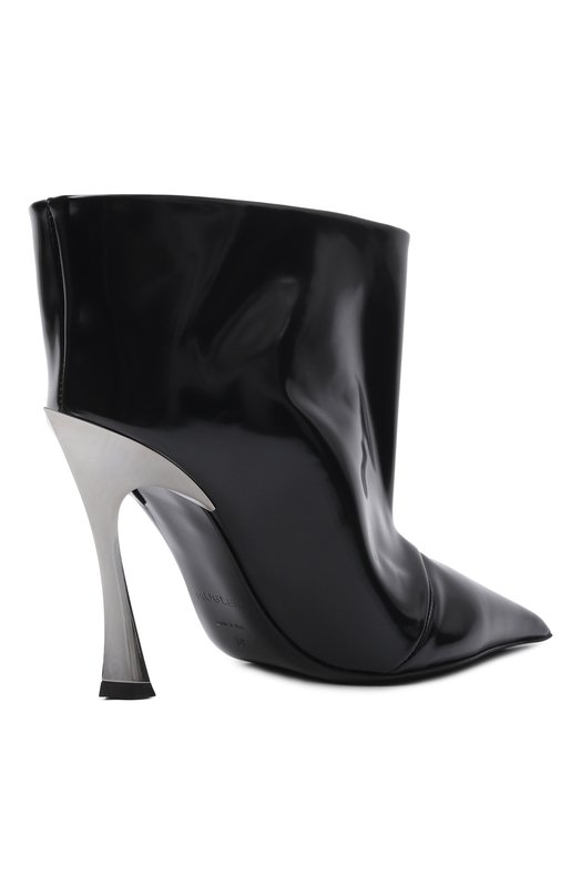 Лакированные ботильоны Mugler MUWFW2425SC038_CL001 Чёрный  MUWFW2425SC038_CL001 Фото 5