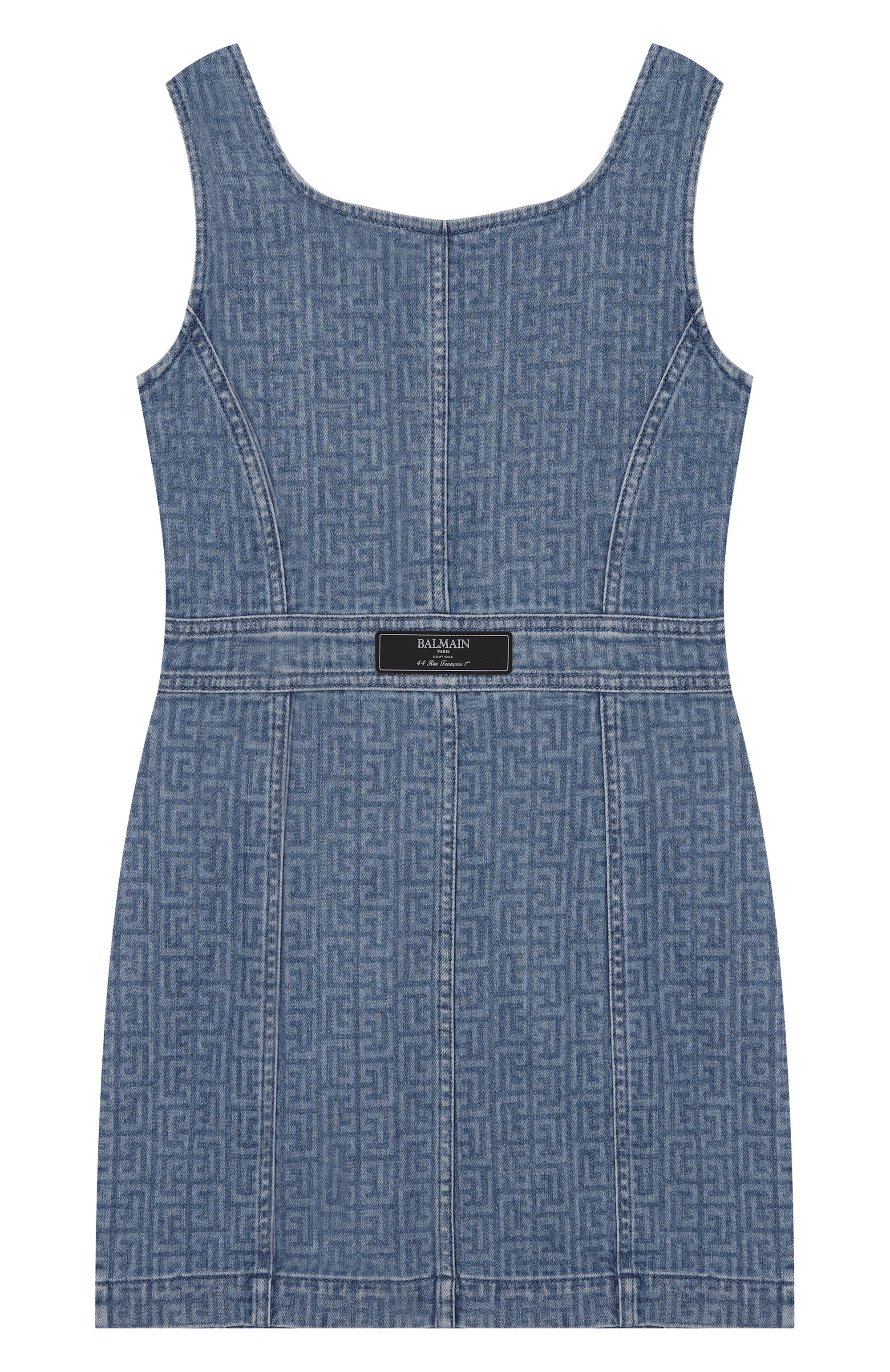 Джинсовый сарафан BALMAIN, арт. BW1B22, фото 2