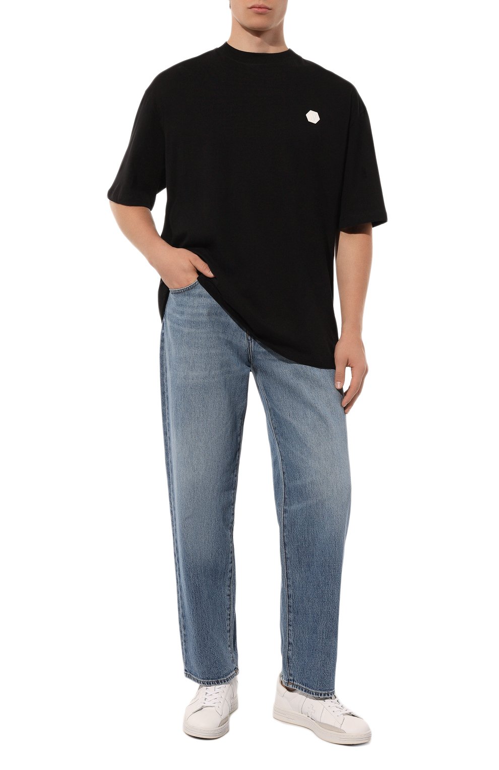 Хлопковая футболка DIEGO VENTURINO, арт. D3W4DVTS0BASIC-3, фото 2