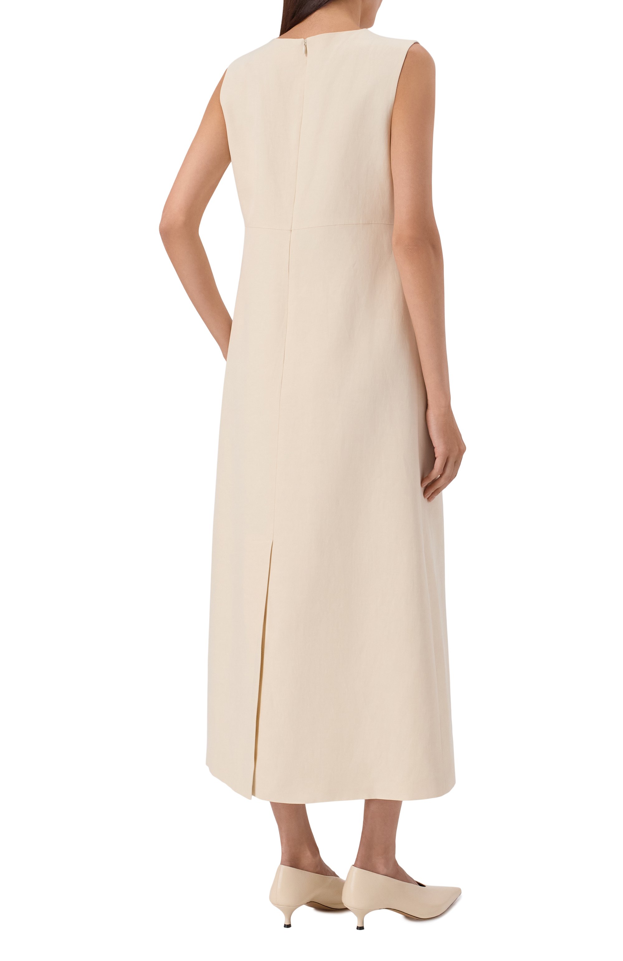 Платье из вискозы и льна P.A.R.O.S.H., арт. D726096G/RAISA26, фото 3