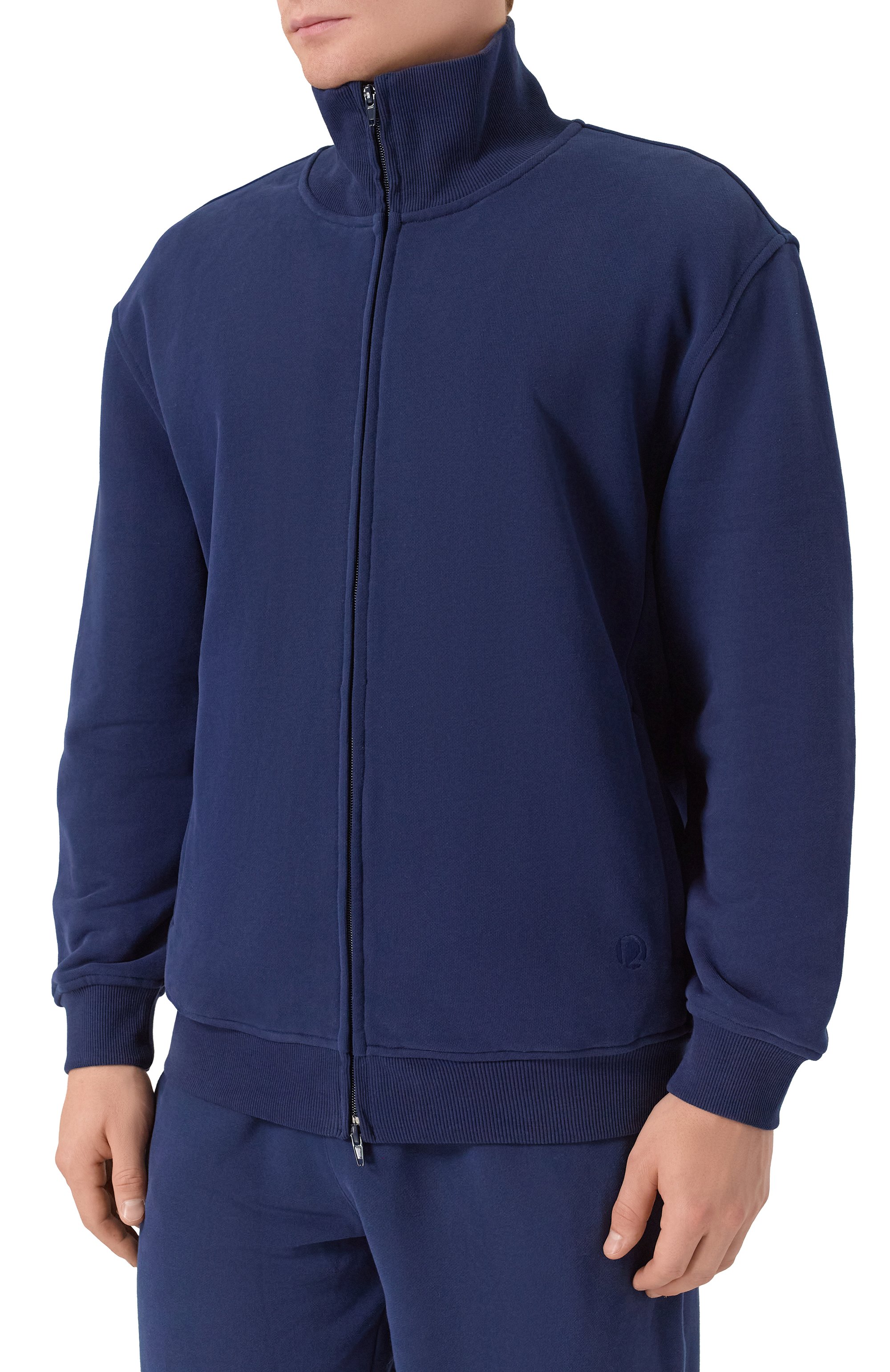 Хлопковая толстовка 12 STOREEZ синего цвета по цене 19000 руб., арт. 126492, фото 3 Хлопковая толстовка 12 STOREEZ, арт. 126492, фото 3