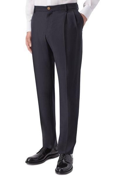 Шерстяные брюки DOLCE & GABBANA, арт. GW0NET/FU2Z8, фото 3