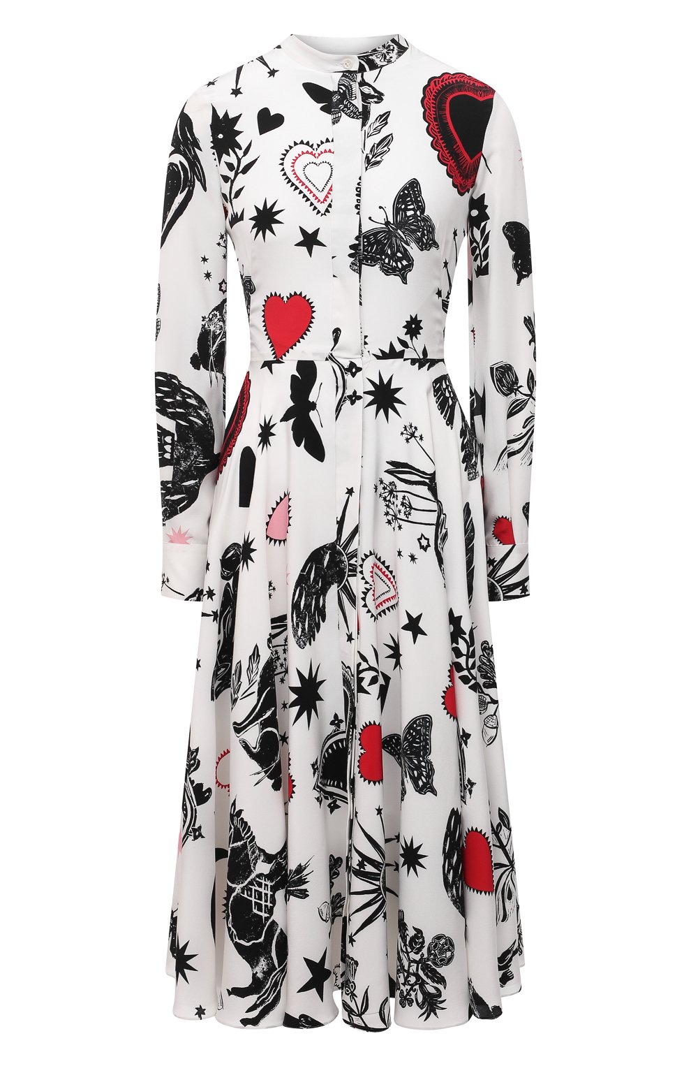 Шелковое платье ALEXANDER MCQUEEN, арт. 666964/QCAE0, фото 1