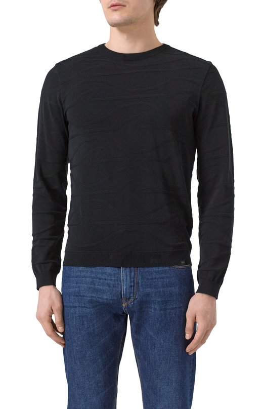 Хлопковый джемпер Paul&Shark 25411519 Чёрный  25411519 Фото 3