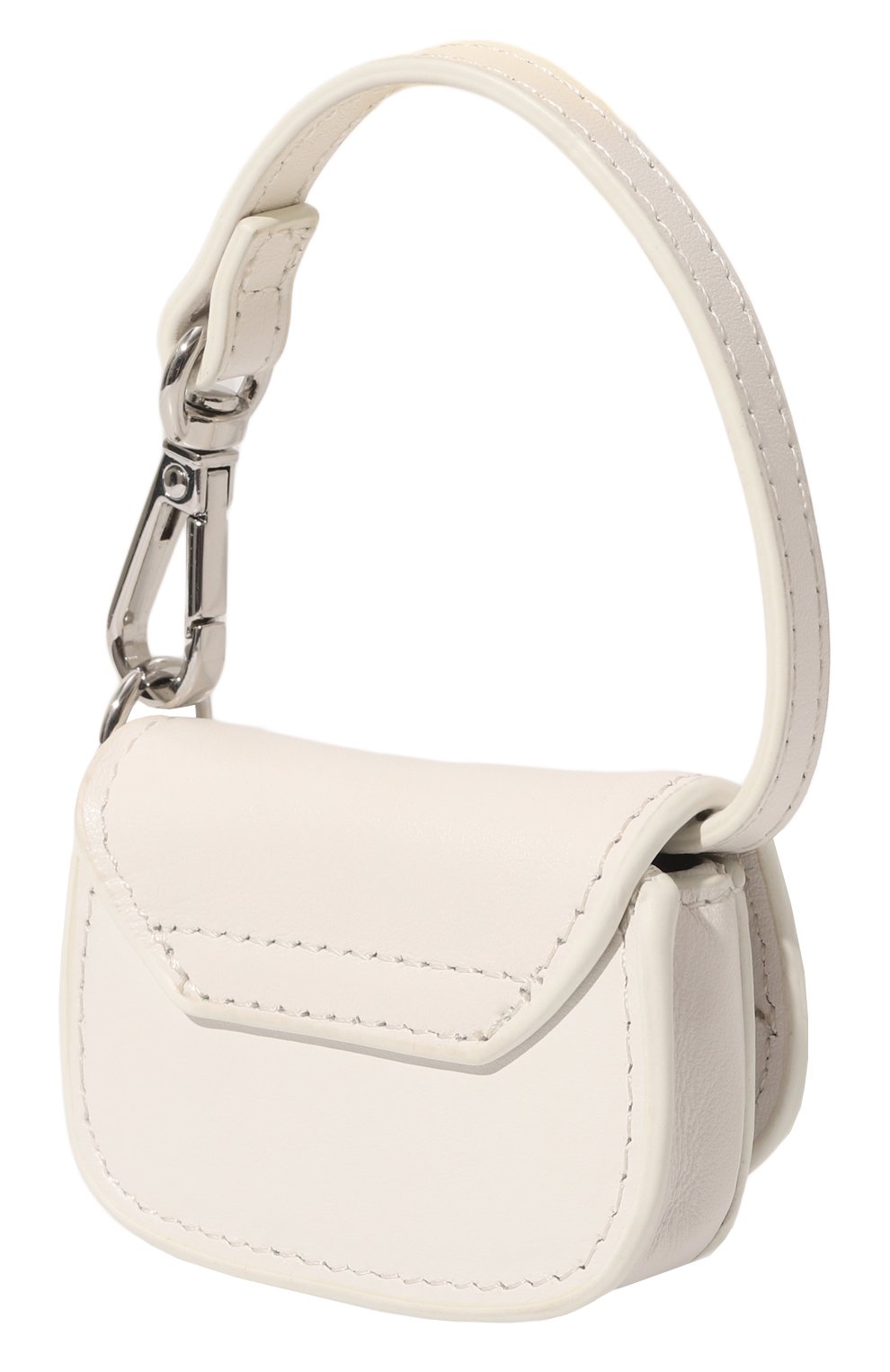 Кожаный футляр для монет DIESEL белого цвета по цене 16250 руб., арт. X09360/PR818, фото 3 Кожаный футляр для монет DIESEL, арт. X09360/PR818, фото 3