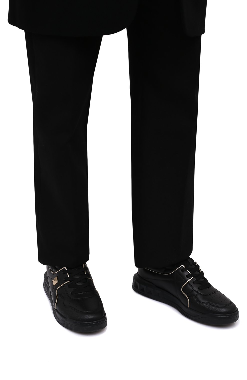 Кожаные кеды one stud VALENTINO, арт. WY0S0E63/RUS, фото 3