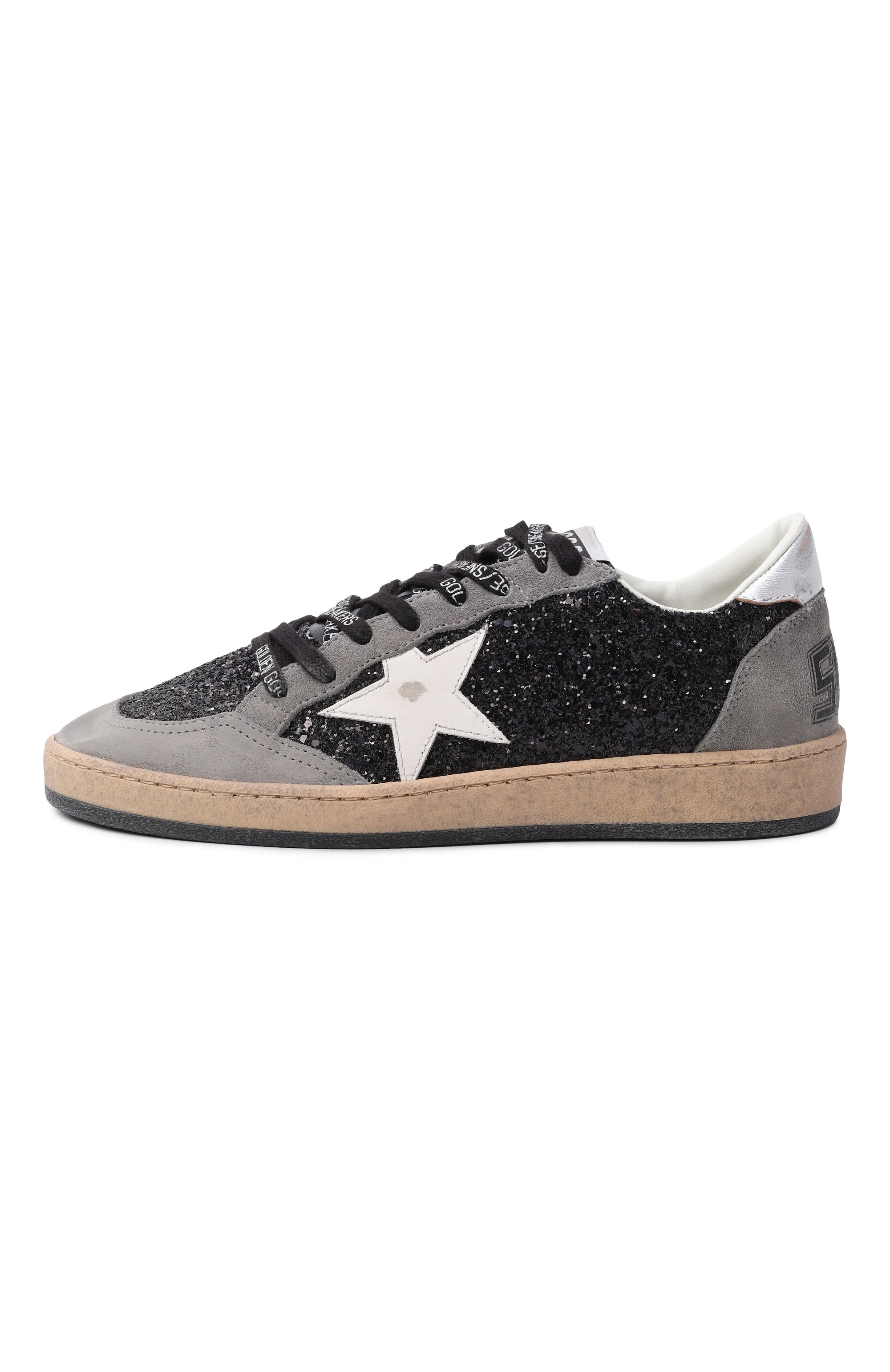 Комбинированные кеды ball star GOLDEN GOOSE DELUXE BRAND, арт. GWF00117.F006675, фото 4