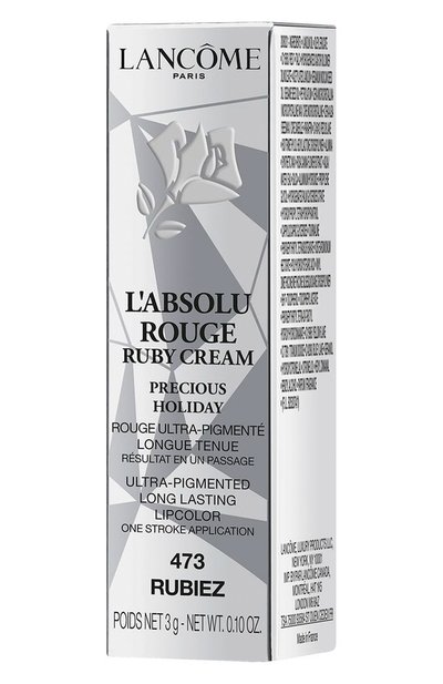Помада для губ l'absolu rouge ruby cream holiday edition, 473 LANCOME, арт. 3614273129503, фото 4