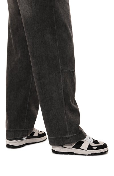 Комбинированные кеды area patchwork AXEL ARIGATO черно-белого цвета по цене 36600 руб., арт. F2703001, фото 3 Комбинированные кеды area patchwork AXEL ARIGATO, арт. F2703001, фото 3