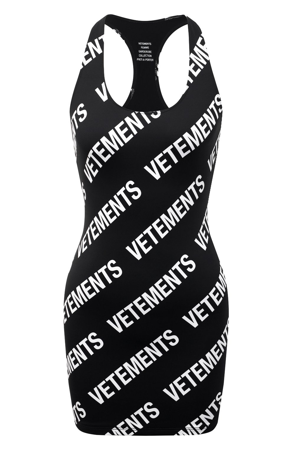 Платье VETEMENTS, арт. WE51DR650W 2605/BLACK/WHITE, фото 1