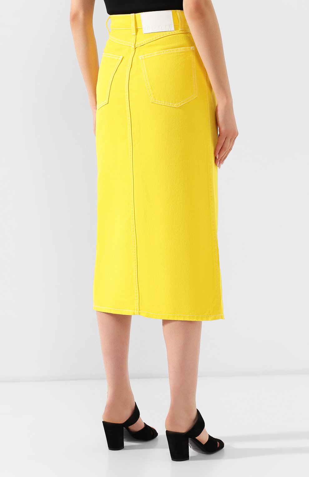 Джинсовая юбка MSGM, арт. 2642MDD143T 195267, фото 4