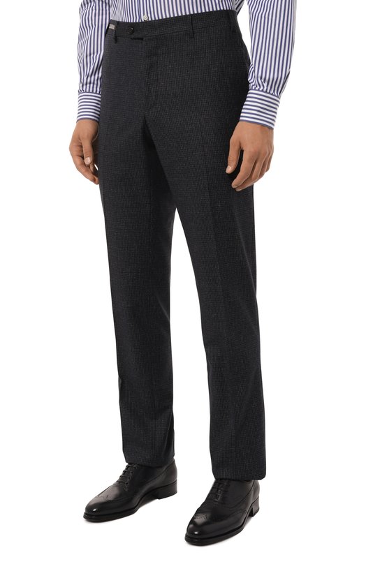 Костюм из шерсти и хлопка Corneliani 946008-9417546_SET Синий  946008-9417546_SET Фото 6