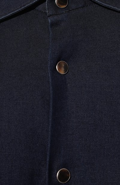 Джинсовая рубашка KITON темно-синего цвета по цене 58950 руб., арт. UMCNERHH08859, фото 5 Джинсовая рубашка KITON, арт. UMCNERHH08859, фото 5