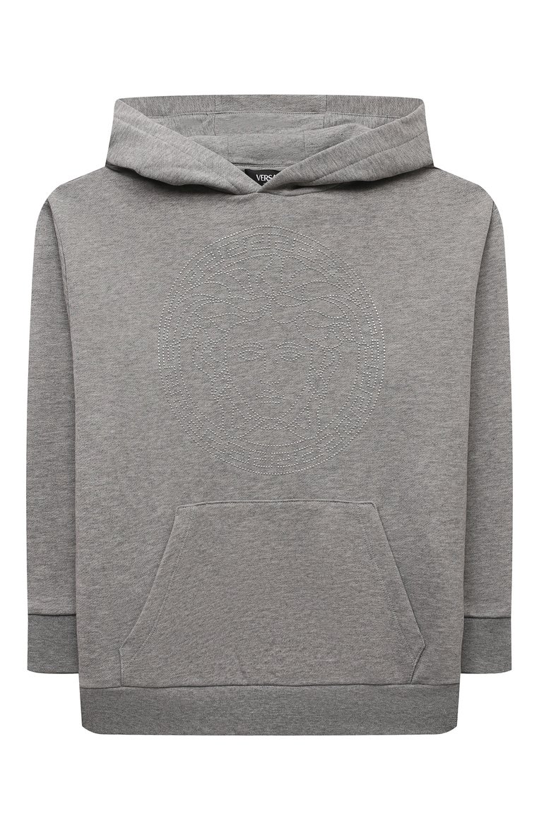 Хлопковое худи VERSACE, арт. 1007359/1A11813/4-6, фото 1