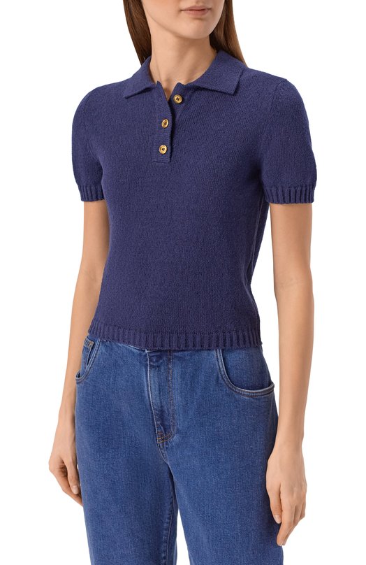 Хлопковое поло Gran Sasso 23256/22156 Синий  23256/22156 Фото 3