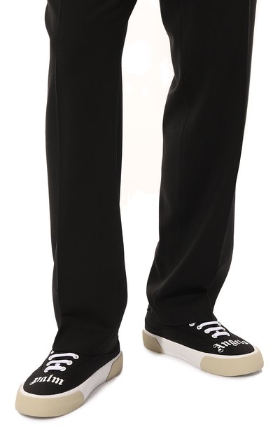 Текстильные кеды PALM ANGELS, арт. PMIN001S23FAB0011001, фото 3