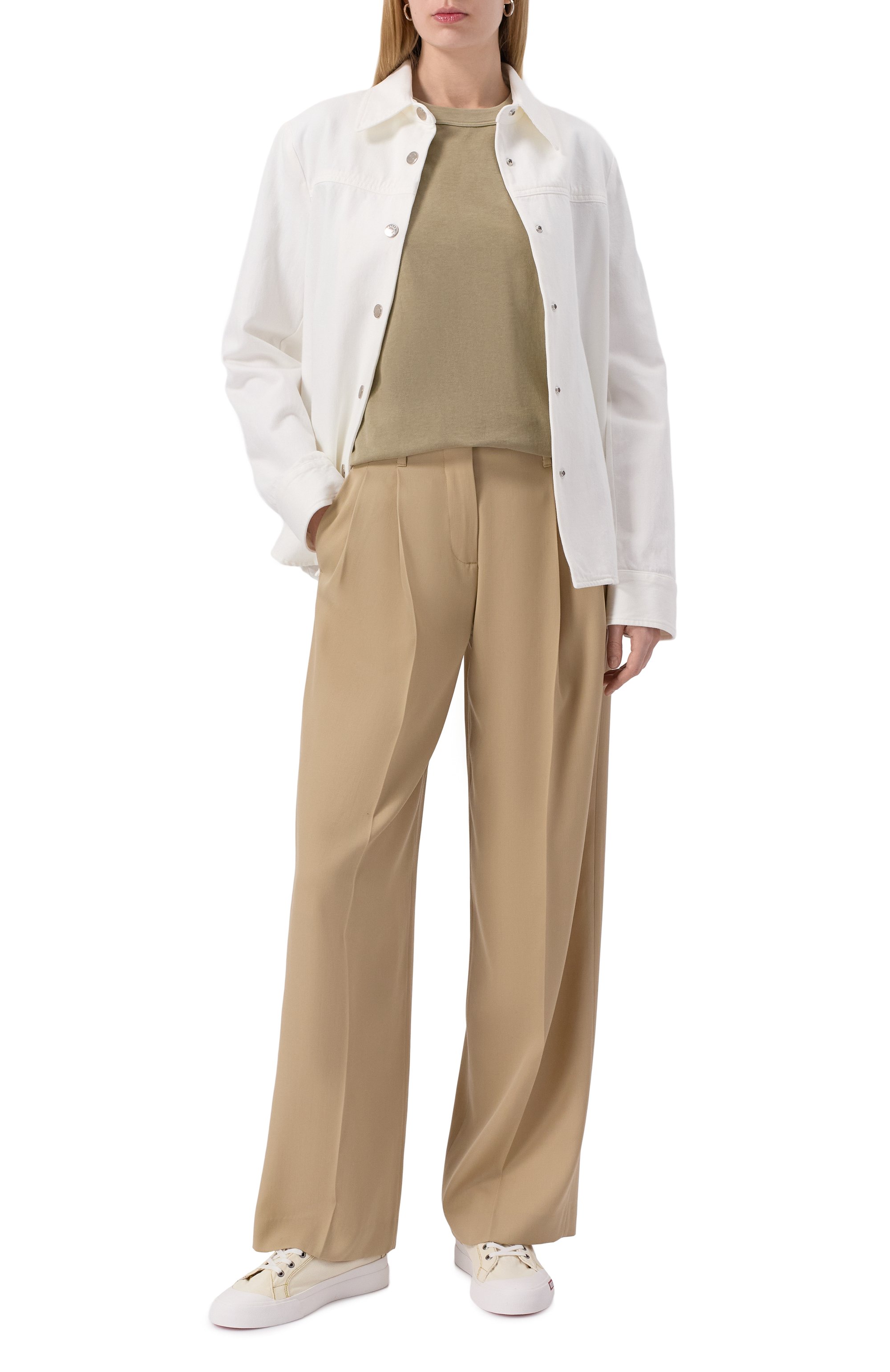 Шерстяные брюки GOLDEN GOOSE DELUXE BRAND, арт. GWP01203.P001170, фото 2