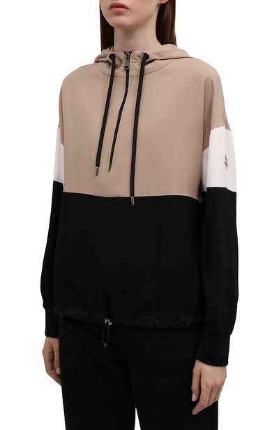 Худи MONCLER черного цвета по цене 61500 руб., арт. G2-093-2F000-03-54A22, фото 3 Худи MONCLER, арт. G2-093-2F000-03-54A22, фото 3