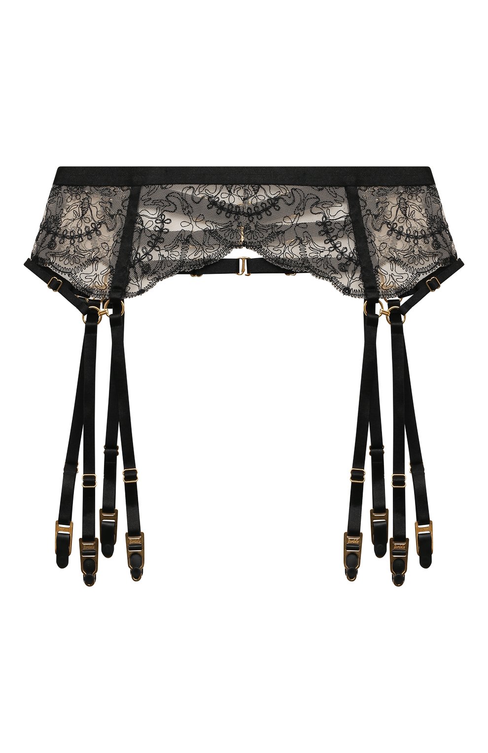 Пояс для чулок BORDELLE черного цвета по цене 63350 руб., арт. CYMATIC SUSPENDER, фото 1 Пояс для чулок BORDELLE, арт. CYMATIC SUSPENDER, фото 1