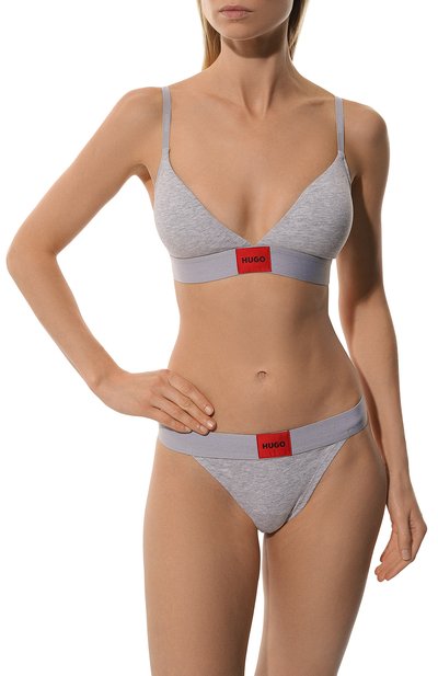 Хлопковые трусы-стринги HUGO, арт. 50503102, фото 2