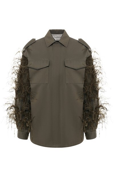 Женская хлопковая куртка VALENTINO, арт. TB3CJ1C02Q9